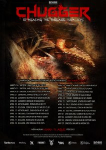 CHUGGER - Spreading the Disease Tour Flyer